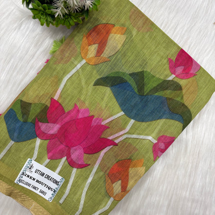 Serene Charm Linen Cotton Weave