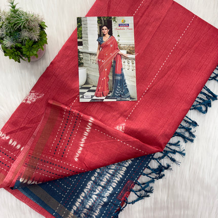 Semi Tussar Saree