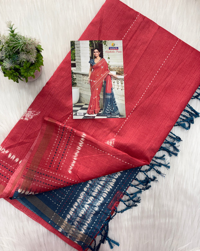 Semi Tussar Saree