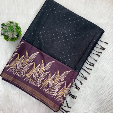 Semi Tussar saree