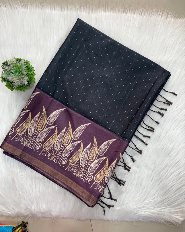 Semi Tussar saree