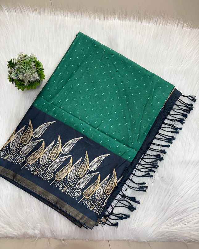 Semi Tussar saree