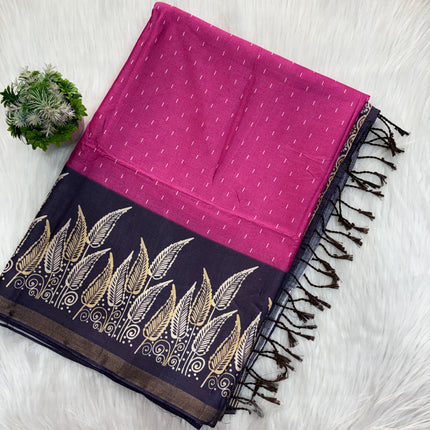 Semi Tussar saree