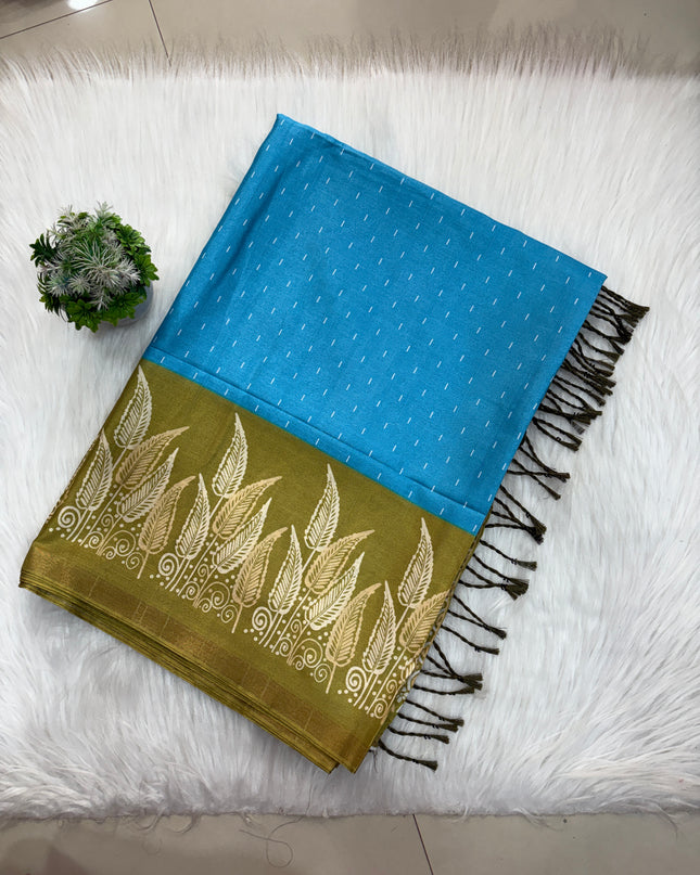 Semi Tussar saree