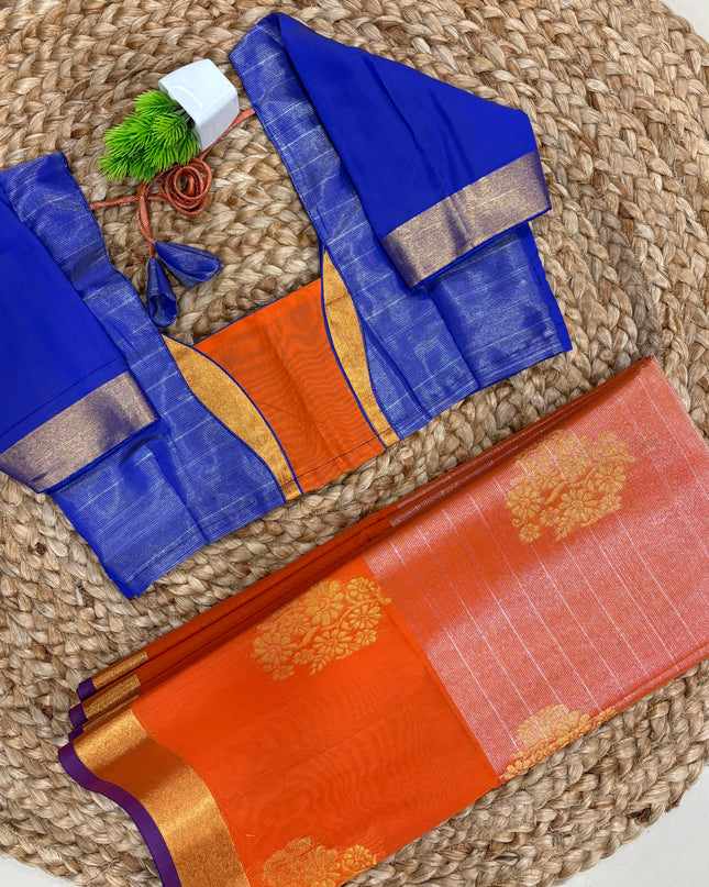 Saree With Stitched Blouse - (SIZE-36-40) - SWSB 901