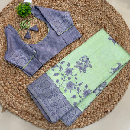Saree With Stitched Blouse - (SIZE-34-38) - SWSB 986