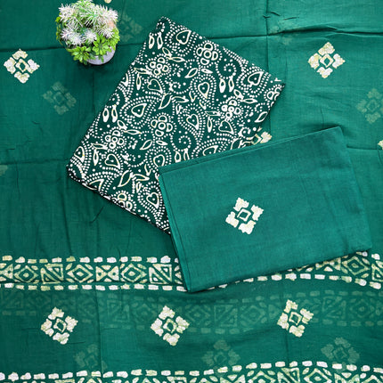 Exclusive Pure Cotton Wax Batik Ethnic Wear Material 💖