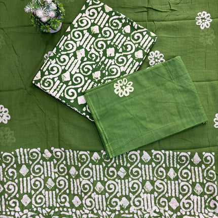Pure Cotton Ethnic Wear Batik Print Salwar Material 🌸