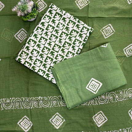 Pure Cotton Authentic Hand Block Batik Suit Set ✨