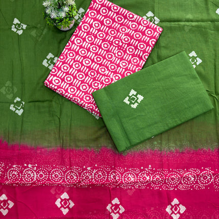 Pure Cotton Wax Batik Traditional Suit Fabric 🪷
