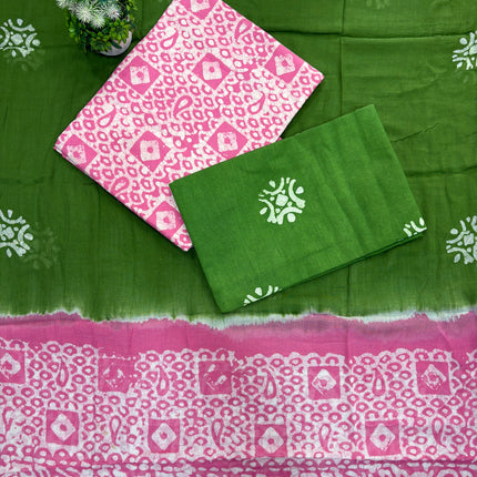 Pure Cotton Classic Batik Suit Fabric for Women ✨
