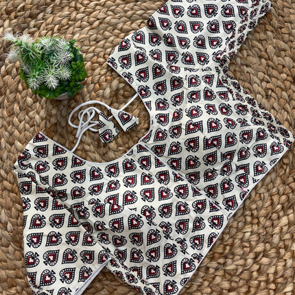 Readymade Blouse - Side Stretchable – RB 207 - 36 - 40