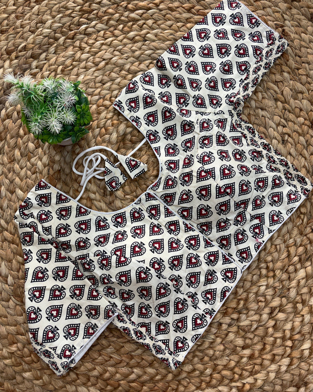 Readymade Blouse - Side Stretchable – RB 207 - 36 - 40