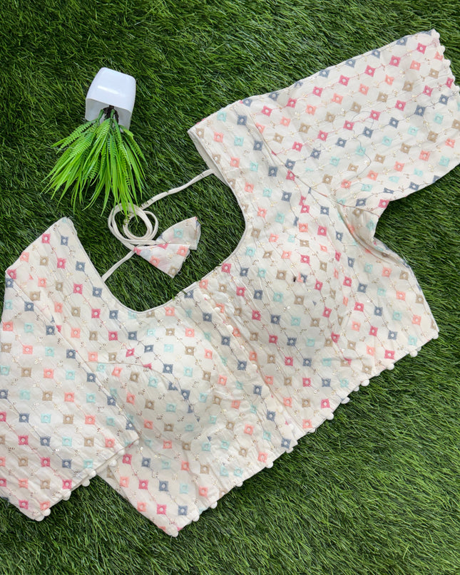 Readymade Blouse - With Lining - 36-40 - RB 166