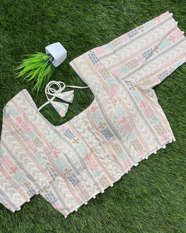 Readymade Blouse - With Lining - 36-40 - RB 168