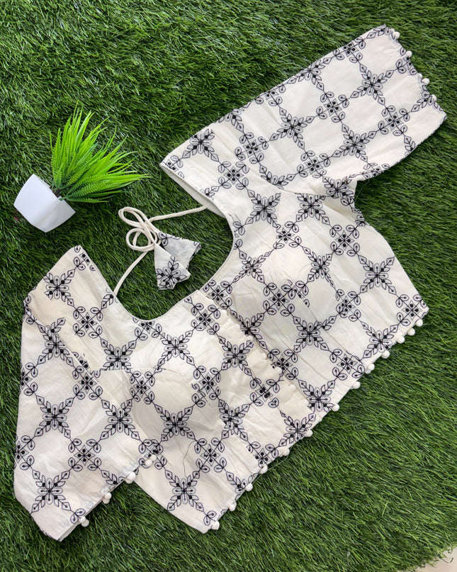 Readymade Blouse - With Lining - 36-40 - RB 174