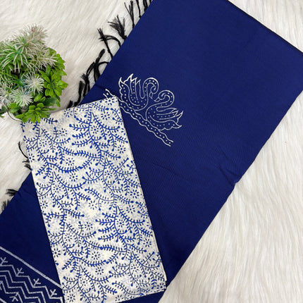 Soft Luxe South Cotton Saree 🤍