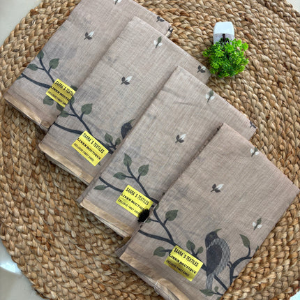 Linen Cotton Saree – LCS 140