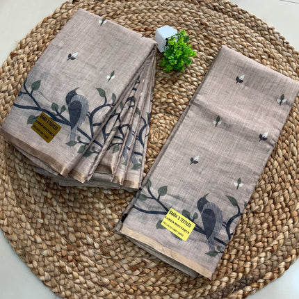 Linen Cotton Saree – LCS 140