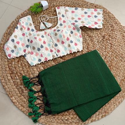 Saree With Readymade Blouse - (SIZE-36-40) - SWSB 944
