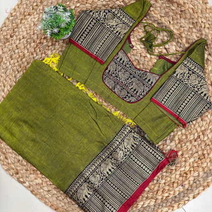 Saree With Stitched Blouse -(size-36 - 40) - SWSB 129