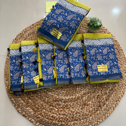 Linen Cotton Saree - LCS 141