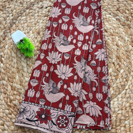 Kalamkari Cotton Saree - KCS 149