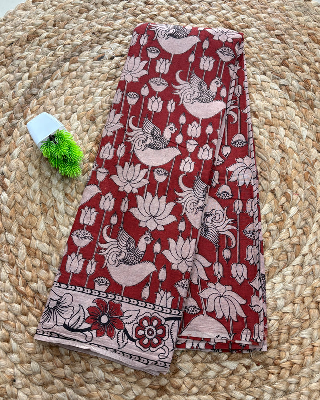 Kalamkari Cotton Saree - KCS 149