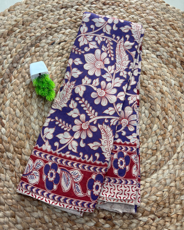 Kalamkari Cotton Saree - KCS 155