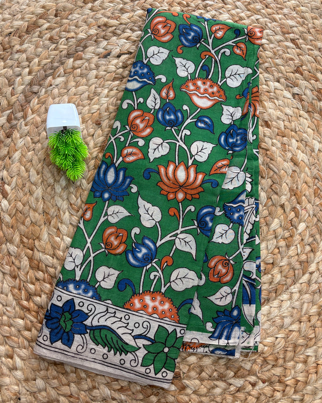Kalamkari Cotton Saree - KCS 157