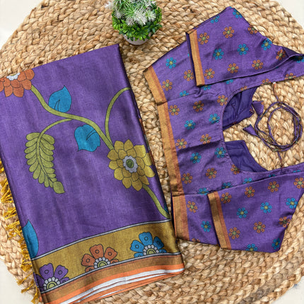 Saree With Stitched Blouse - (size-38-42) - SWSB 151