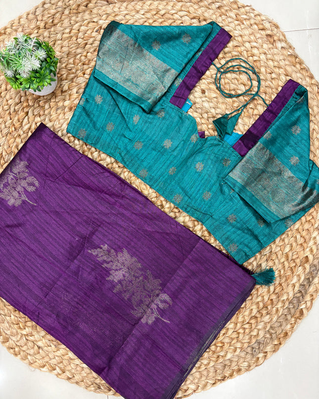 Saree With Stitched Blouse - (size-36-40) - SWSB 149