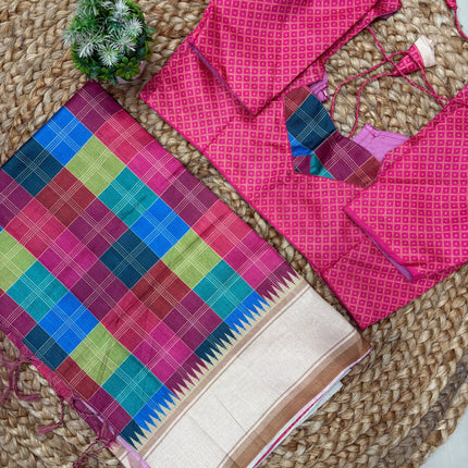Saree With Stitched Blouse - (size-36-40) - SWSB 146