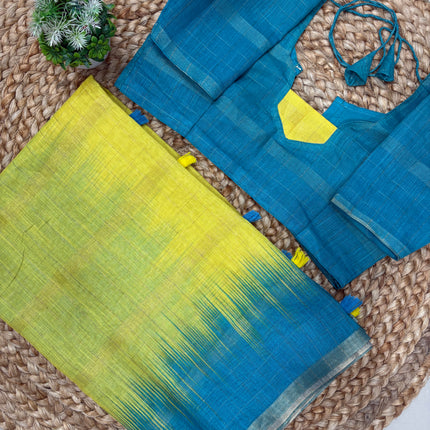 Saree With Stitched Blouse - (size-36-40) - SWSB 142