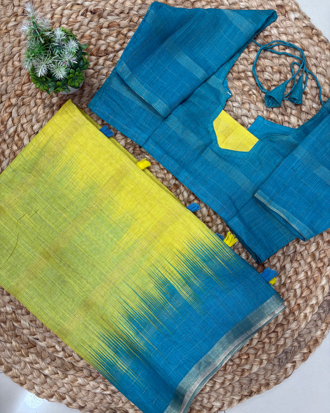 Saree With Stitched Blouse - (size-36-40) - SWSB 142