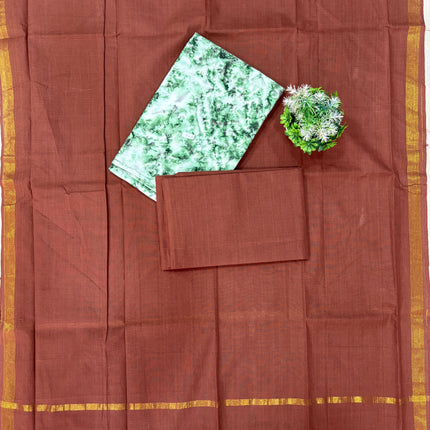 Elegant Handloom Cotton Unstitched Wear