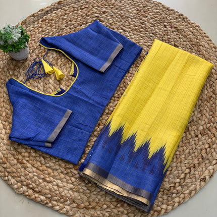 Saree With Stitched Blouse - (size-38 - 42) - SWSB 161