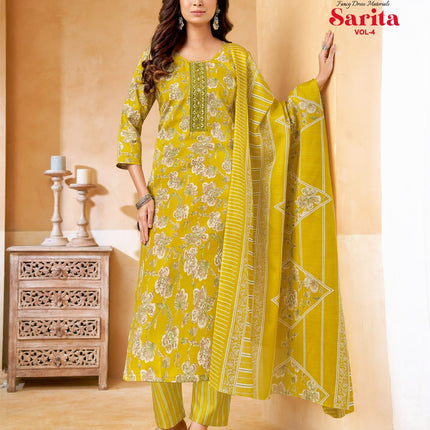 Salwar Stitched Set - With Lining - (SIZE - L - 3XL) - SSS 160