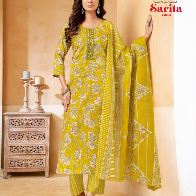 Salwar Stitched Set - With Lining - (SIZE - L - 3XL) - SSS 160