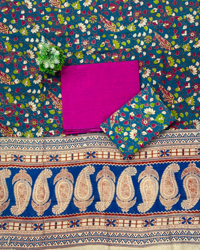 Kalamkari Dress Material - KDM 130