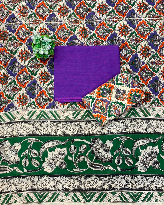 Kalamkari Dress Material - KDM 131