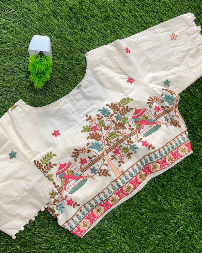 Readymade Blouse - With Lining - 36-40 - RB 156