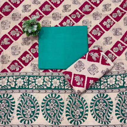 Kalamkari Dress Material - KDM 132