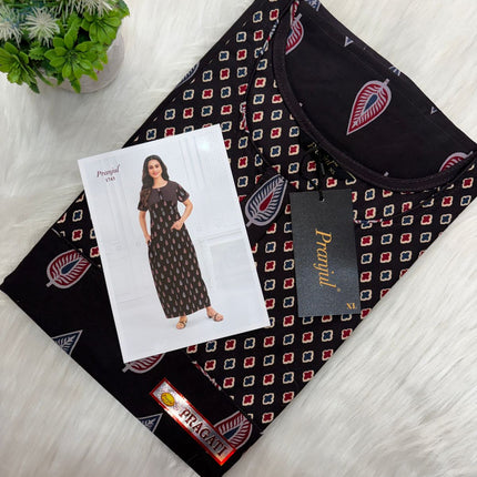🌷 *Pranjul Designer Cotton Nighty* 🌷