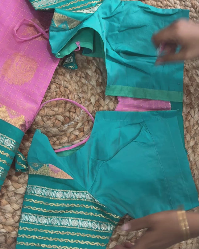 Saree With Stitched Blouse - (size-38-42) - SWSB 239