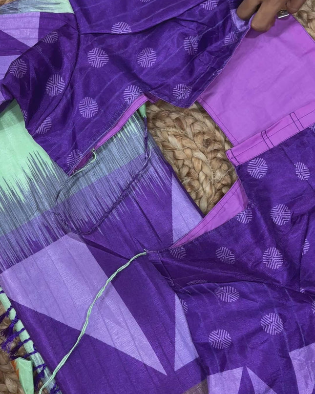 Saree With Stitched Blouse - (size-38-42) - SWSB 335