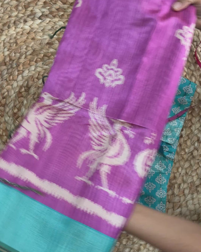 Saree With Stitched Blouse - (size-34-38) - SWSB 197