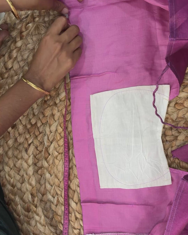 Saree With Stitched Blouse - (size-36-40) - SWSB 181