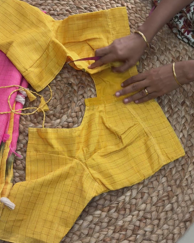 Saree With Stitched Blouse - (size-36-40) - SWSB 243