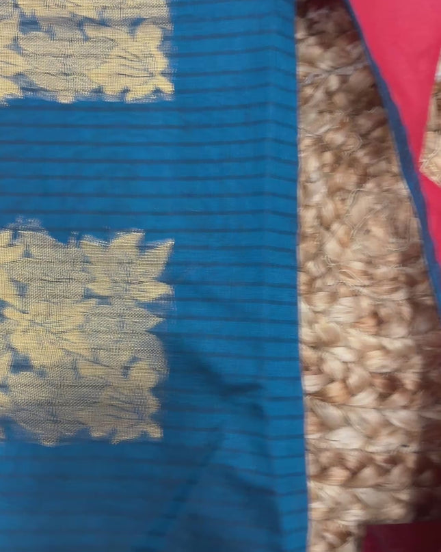 Saree With Stitched Blouse - (size-38-42) - SWSB 313